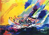 Leroy Neiman Hawaiian Sailing painting